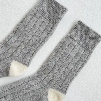 Le Bon Shoppe Classic Cashmere Socks Grey Melange