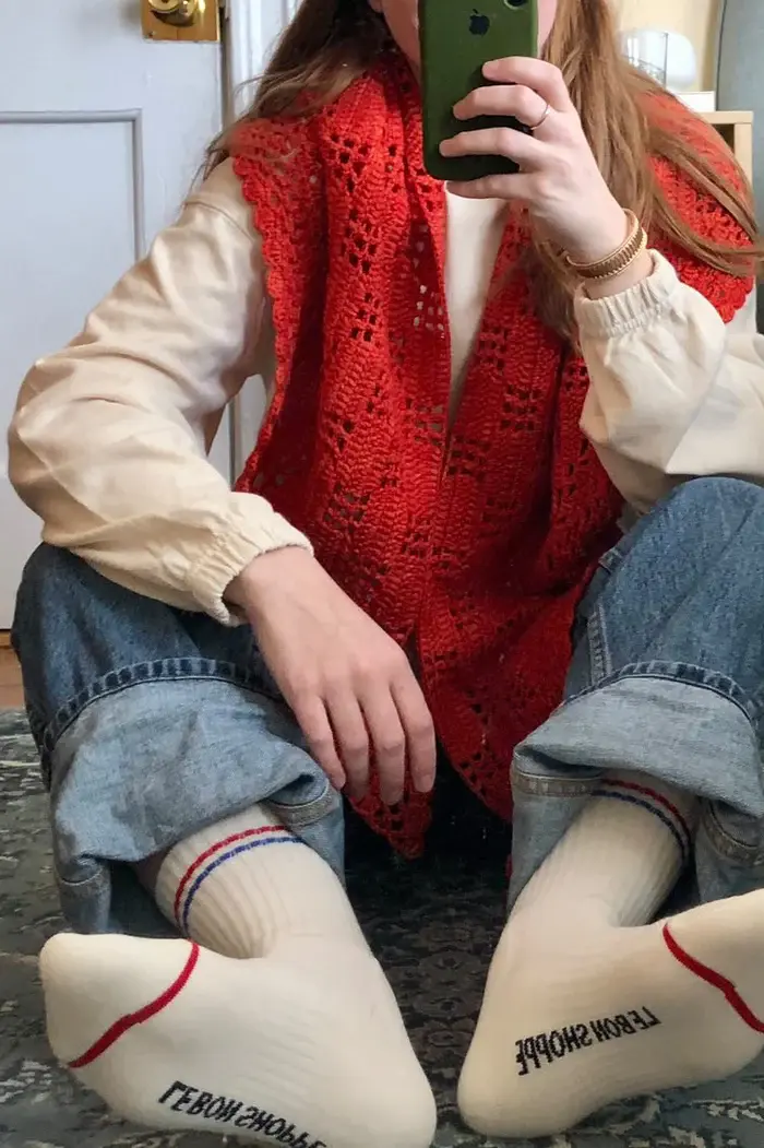 Le Bon Shoppe Boyfriend Socks Leche OS