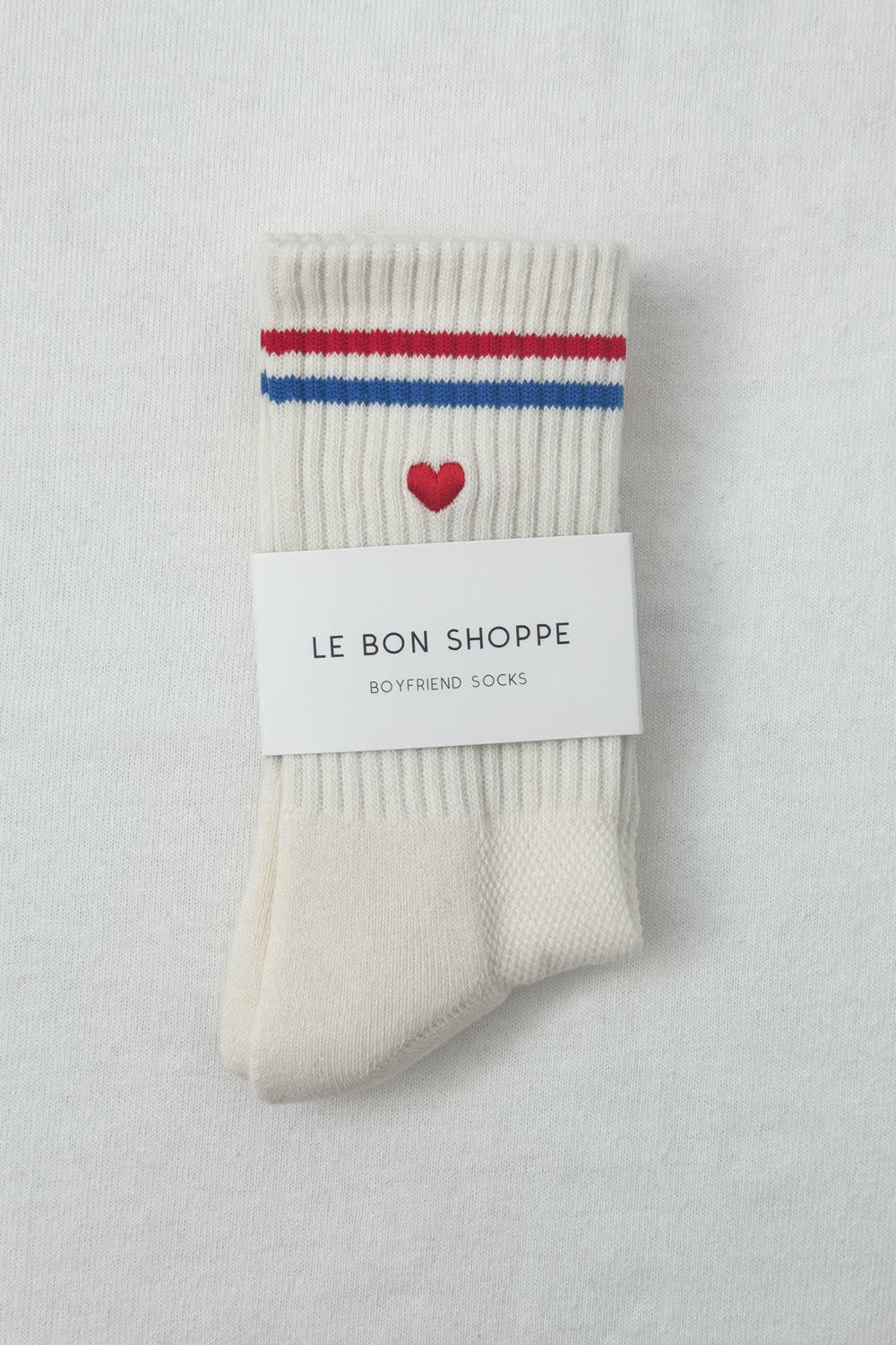 Le Bon Shoppe Boyfriend Socks Heart OS