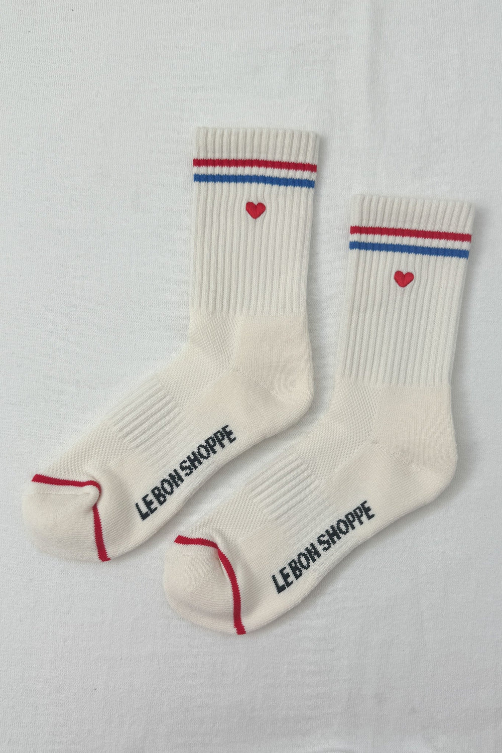 Le Bon Shoppe Boyfriend Socks Heart OS