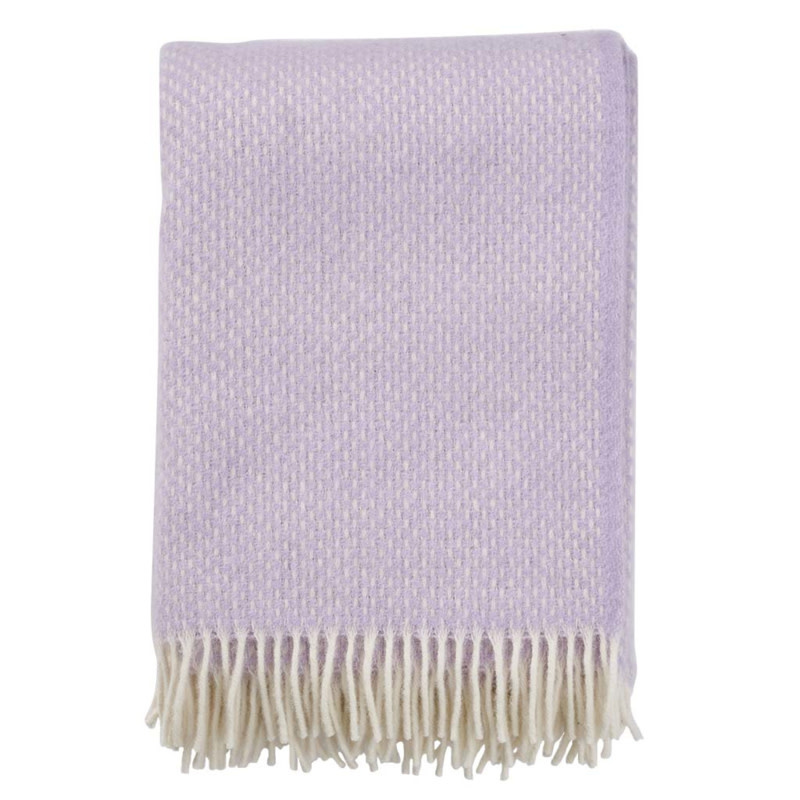 Klippan Plaid Preppy Lilac 100% Lambswool