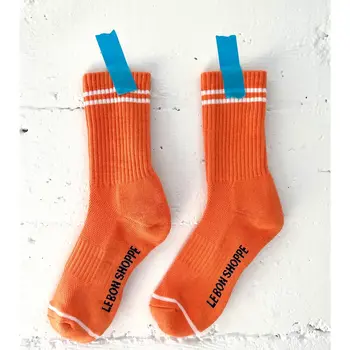 Le Bon Shoppe Boyfriend Socks Orange OS