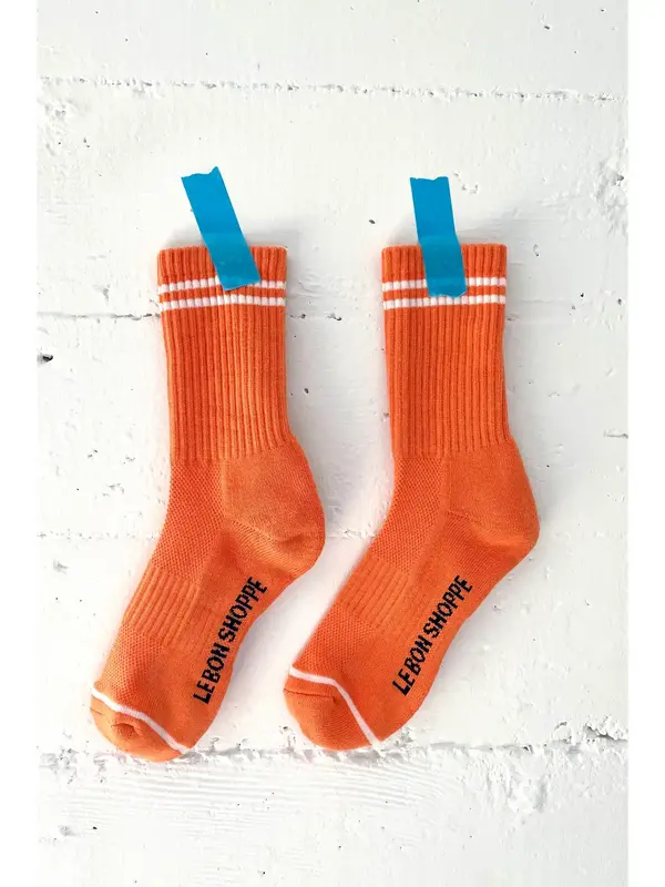 Le Bon Shoppe Boyfriend Socks Orange OS