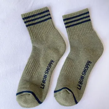 Le Bon Shoppe Girlfriend Socks Sage