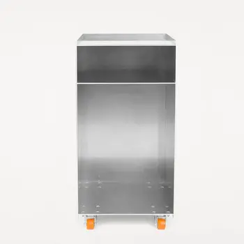 Frama Rivet  Cart Side Table Aluminum