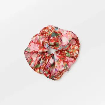 Becksöndergaard Scrunchie Floral Extra Large Red