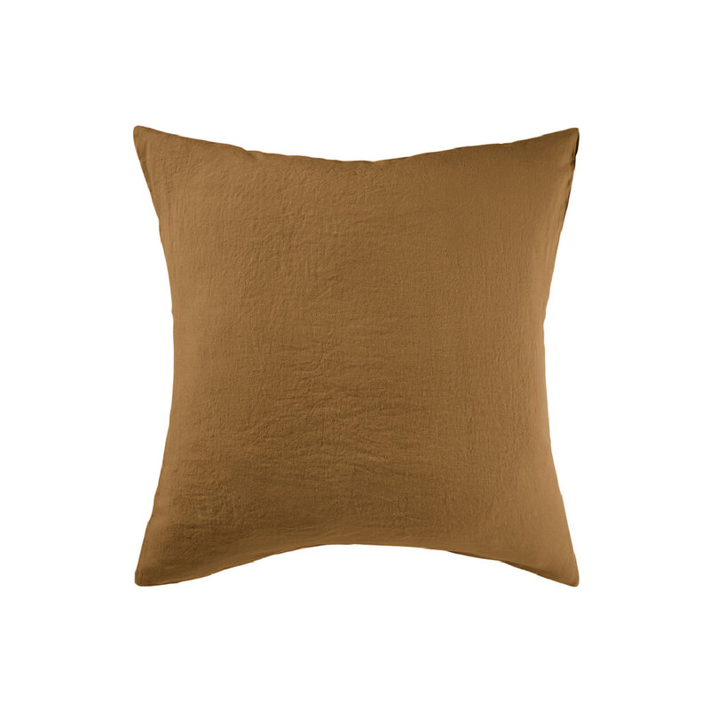 Linge Particulier Cushion Cover Linen Curry 50x50