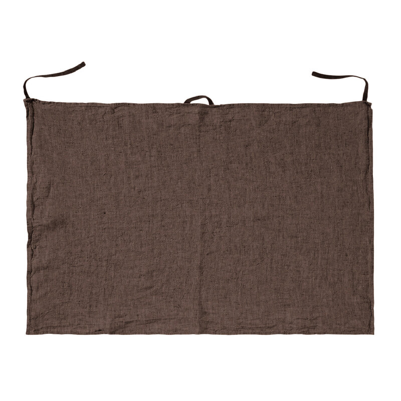 Linge Particulier Tea Towel Linen Dark Brown
