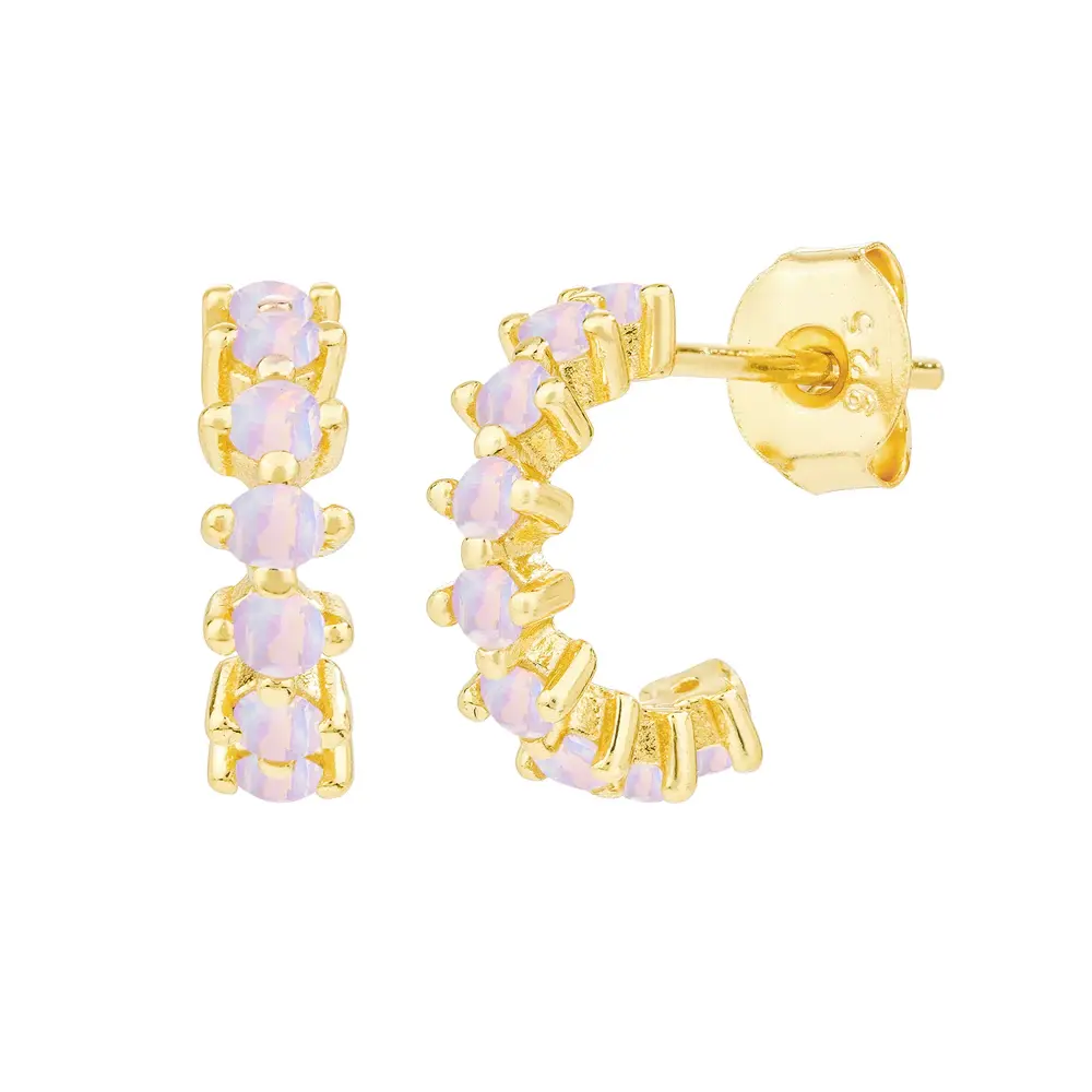 Brandlinger Earrings Gold Formentera