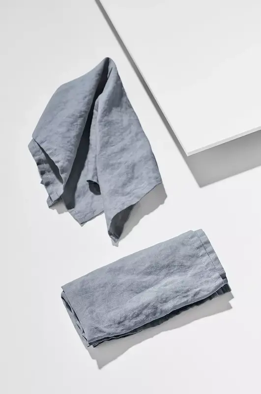 Ellos Napkin Linen Blue