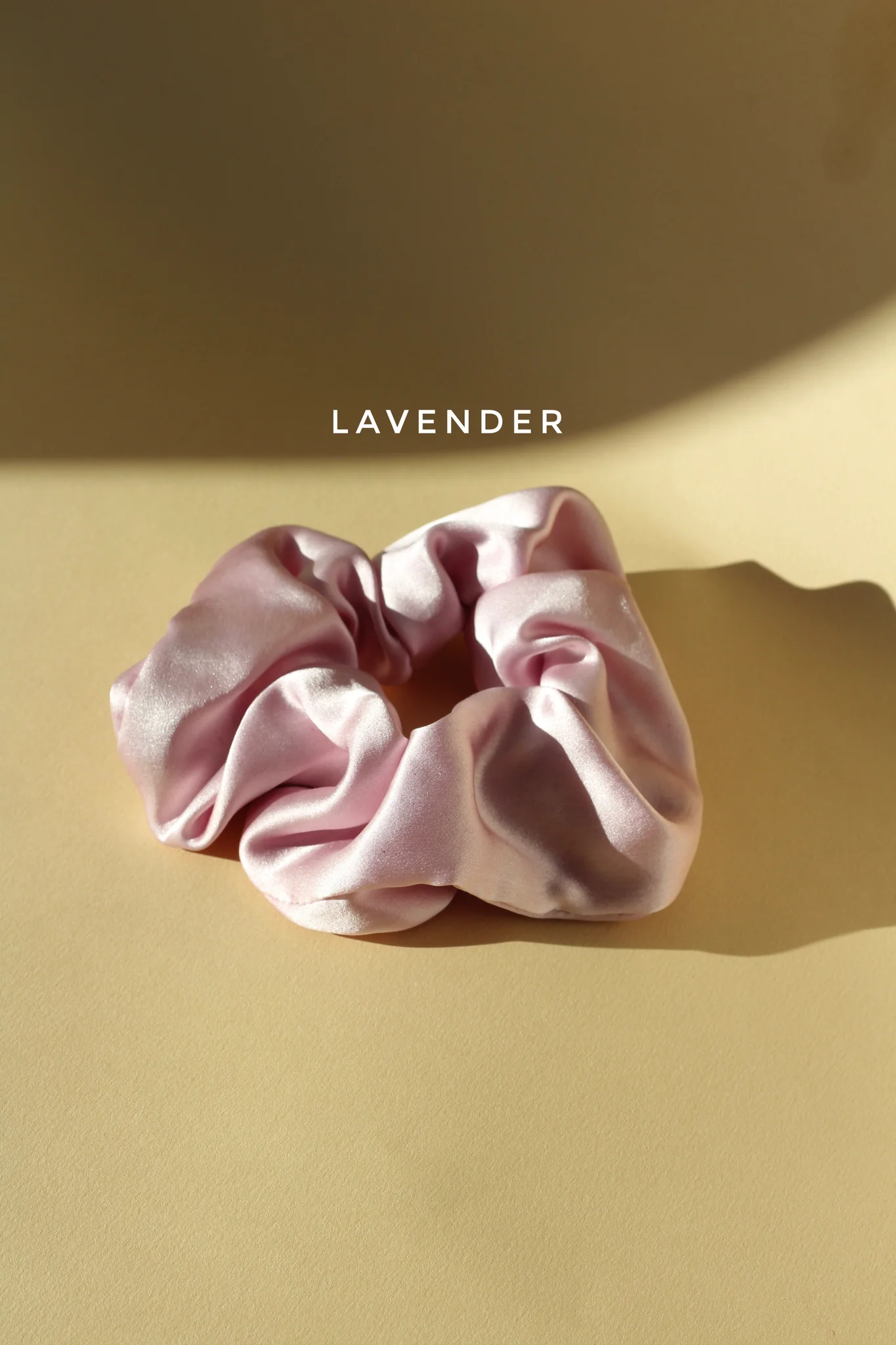 Marram Silk Scrunchie Plant Dyed Large Lavendel