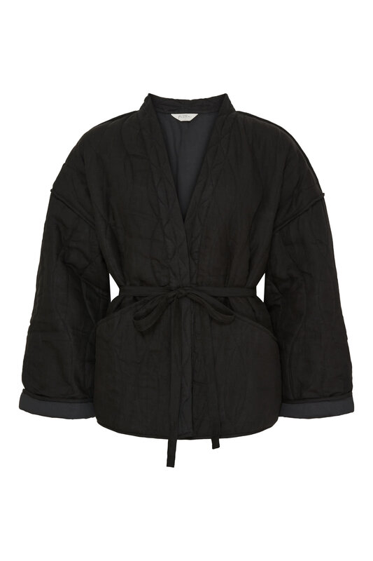 Femme Facon Quilted Jacket Black