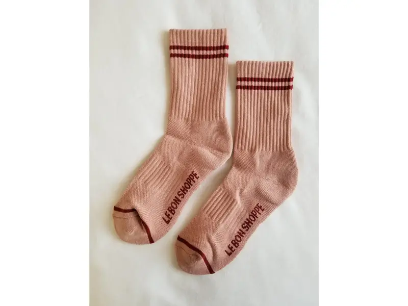 Le Bon Shoppe Boyfriend Socks Vintage Pink