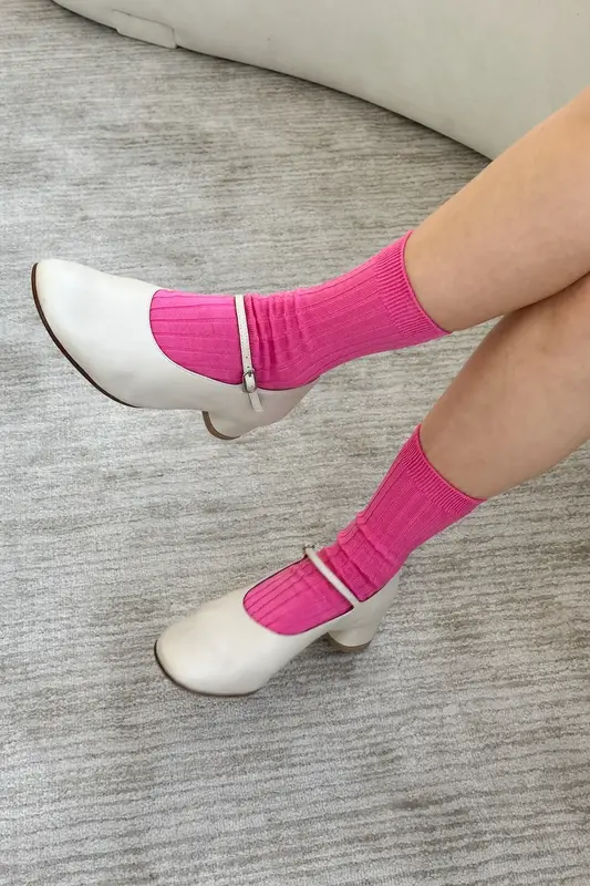 Le Bon Shoppe Her Socks Pink