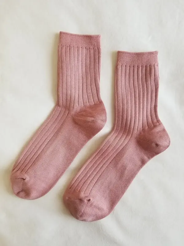 Le Bon Shoppe Her Socks Soft Pink