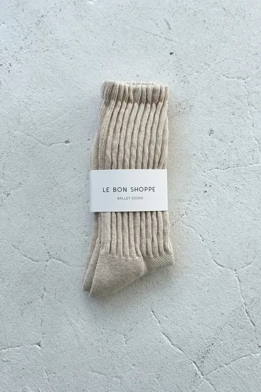 Le Bon Shoppe Ballet Socks Oatmeal