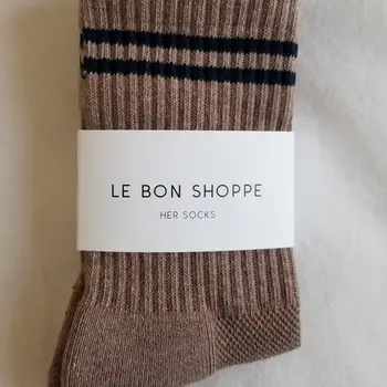 Le Bon Shoppe Boyfriend Socks Cacao
