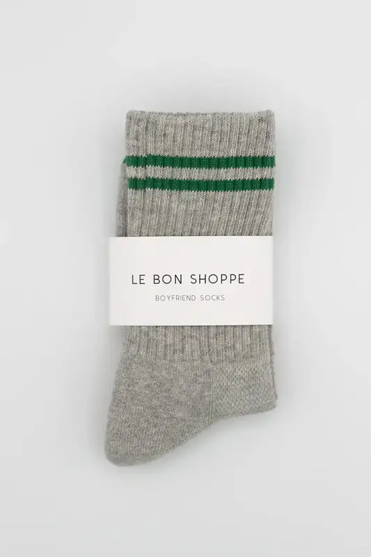 Le Bon Shoppe Boyfriend Socks Light Grey
