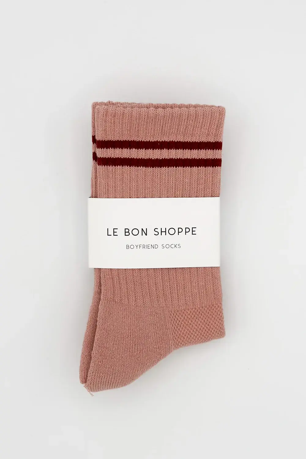 Le Bon Shoppe Boyfriend Socks Vintage Pink OS