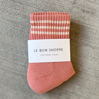 Le Bon Shoppe Girlfriend Socks Salmon