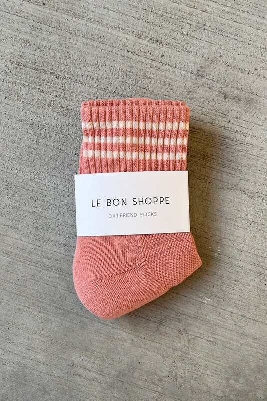 Le Bon Shoppe Girlfriend Socks Salmon