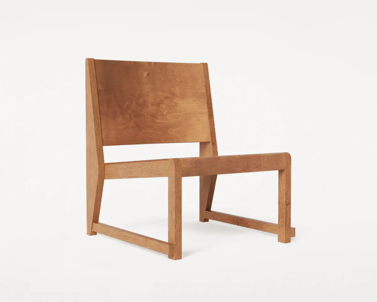 Frama Easy Chair 01 Warm Brown Birch