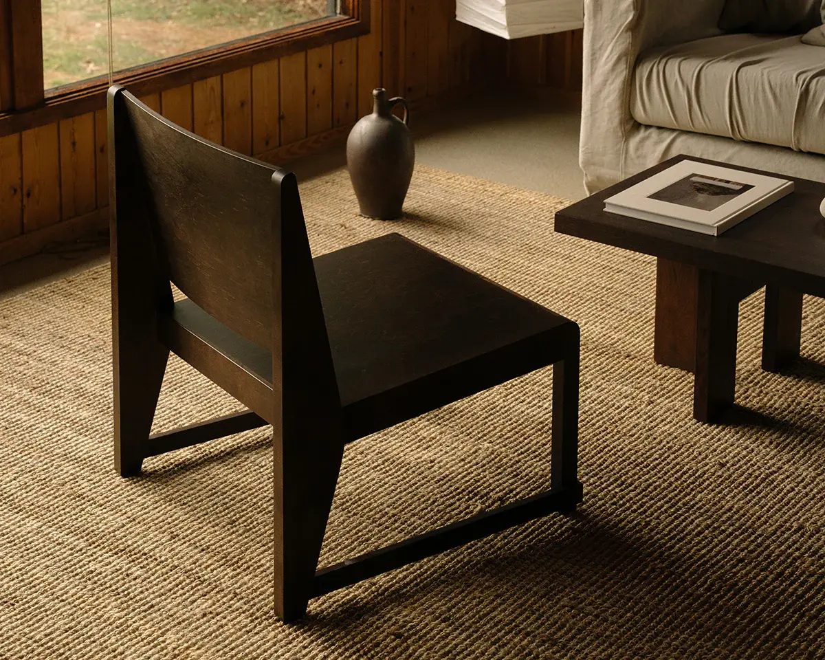 Frama Easy Chair 01 Dark Brown Birch