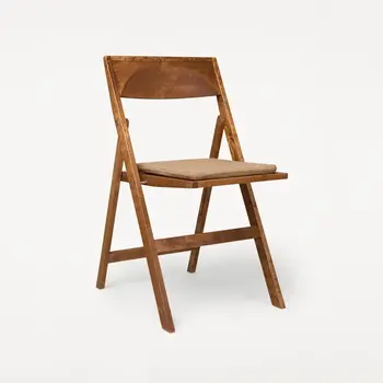 Frama Cushion Folding Flat Chair Camel