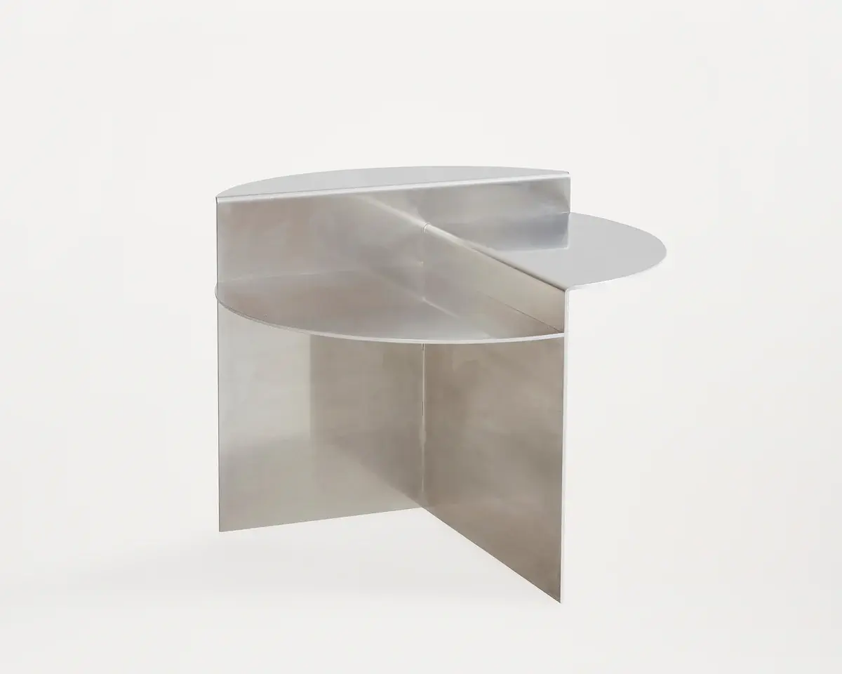 Rivet Side Table Aluminium