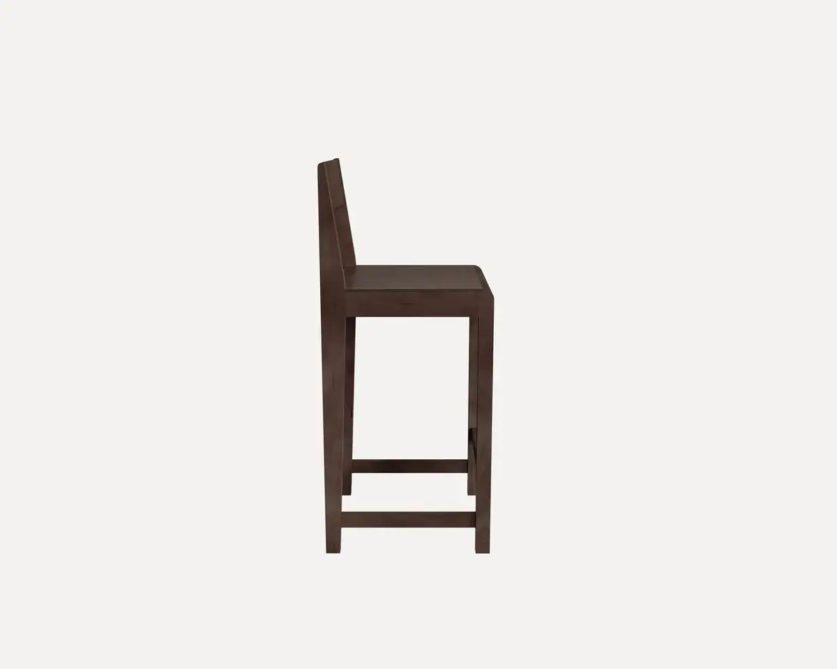 Frama Bar Chair 01 Dark Birch H65