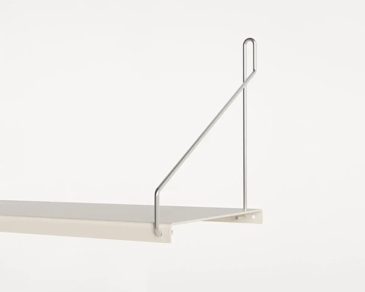 Frama Single Shelf Warm White Steel D20/W40