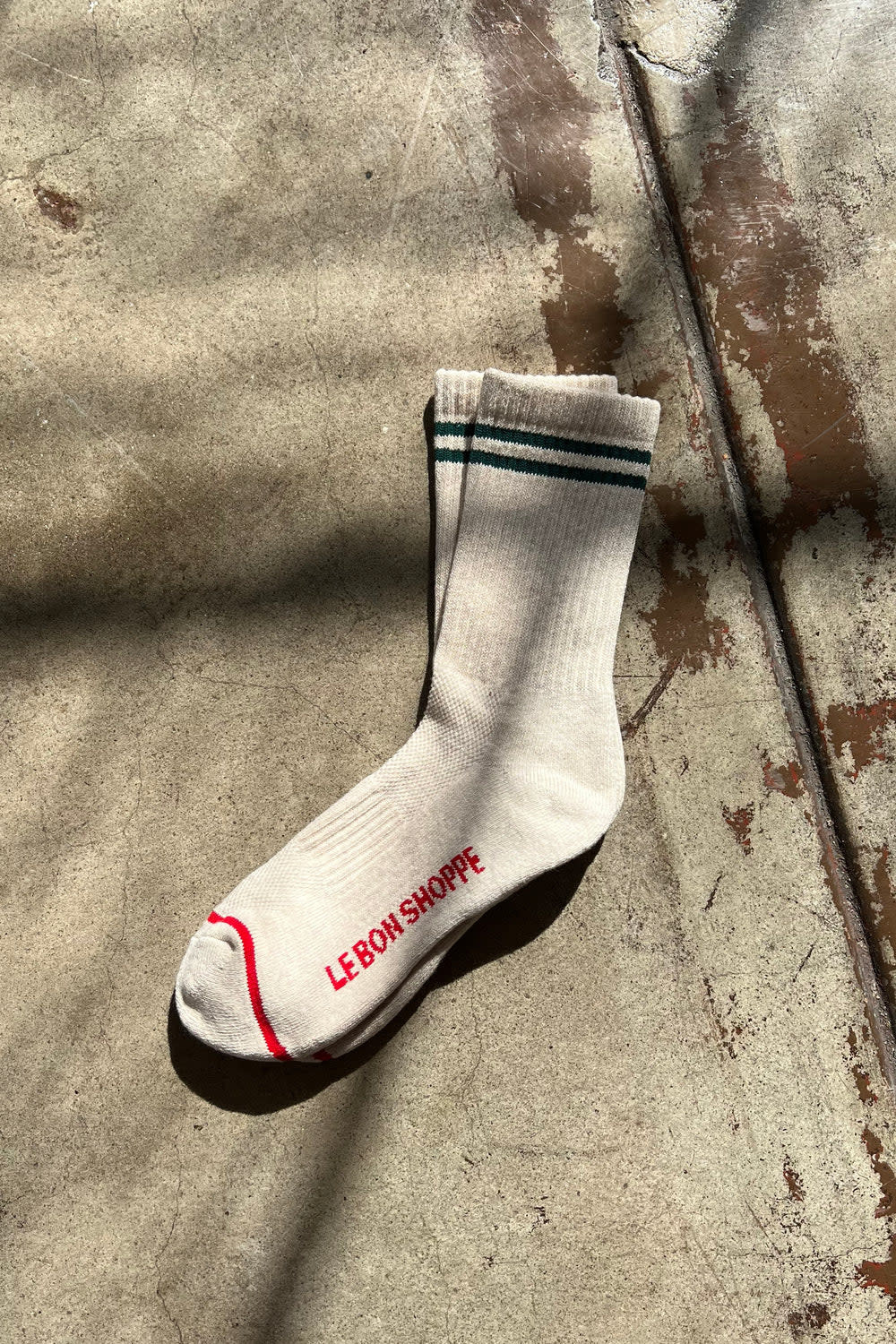 Le Bon Shoppe Boyfriend Socks Oatmeal OS