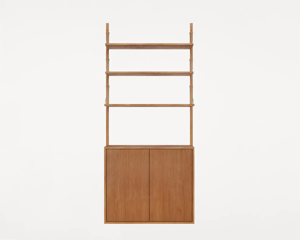 Frama Shelf Library Medium Cabinet Section Natural Oak - H1852 W80