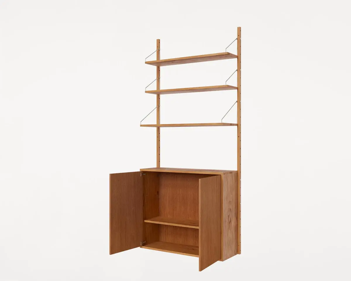 Frama Shelf Library Medium Cabinet Section Natural Oak - H1852 W80