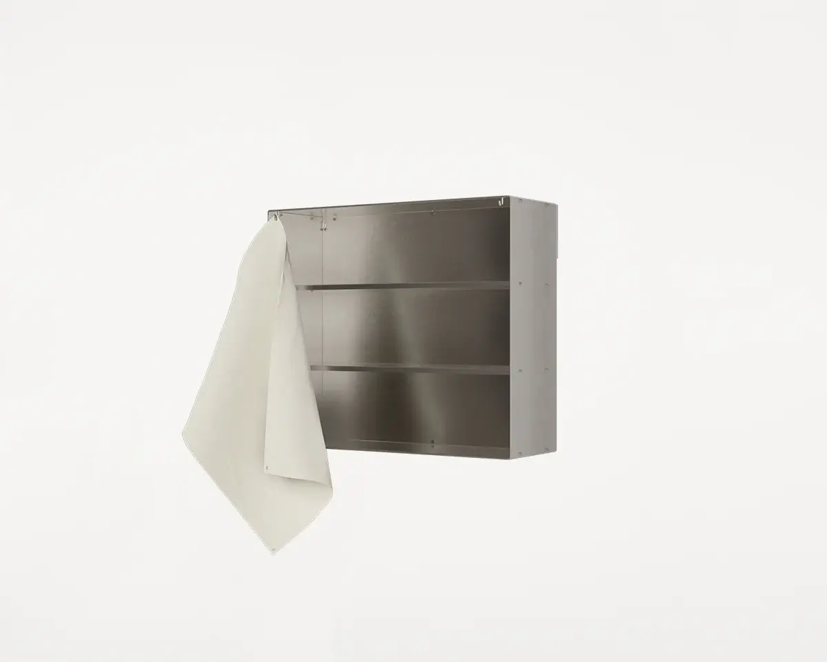 Frama Shelf Library Canvas Cabinet Stainless Steel