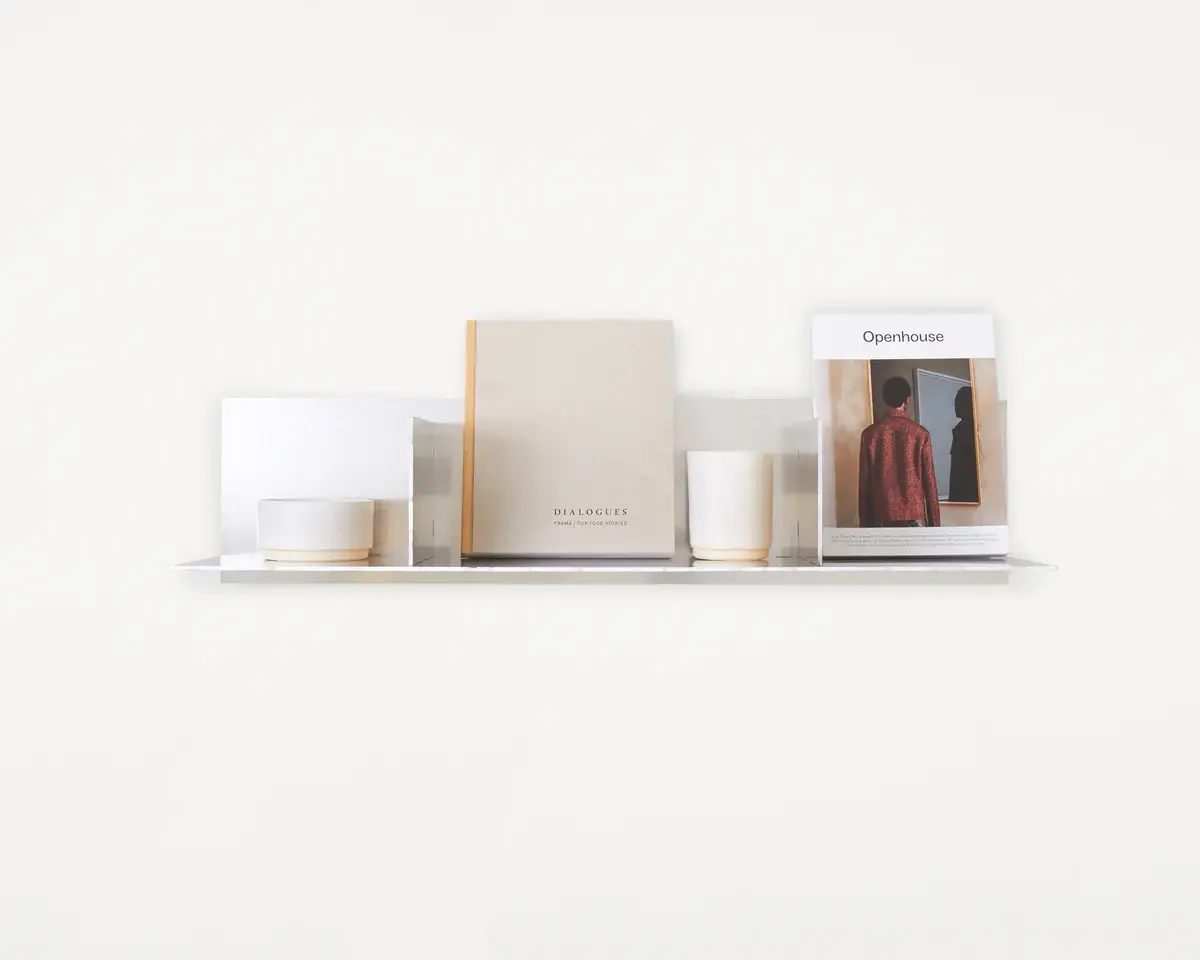 Rivet Shelf Aluminium - Small