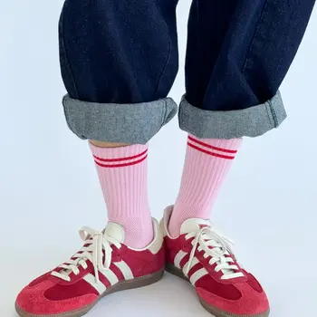 Le Bon Shoppe Boyfriend Socks Amour Pink OS