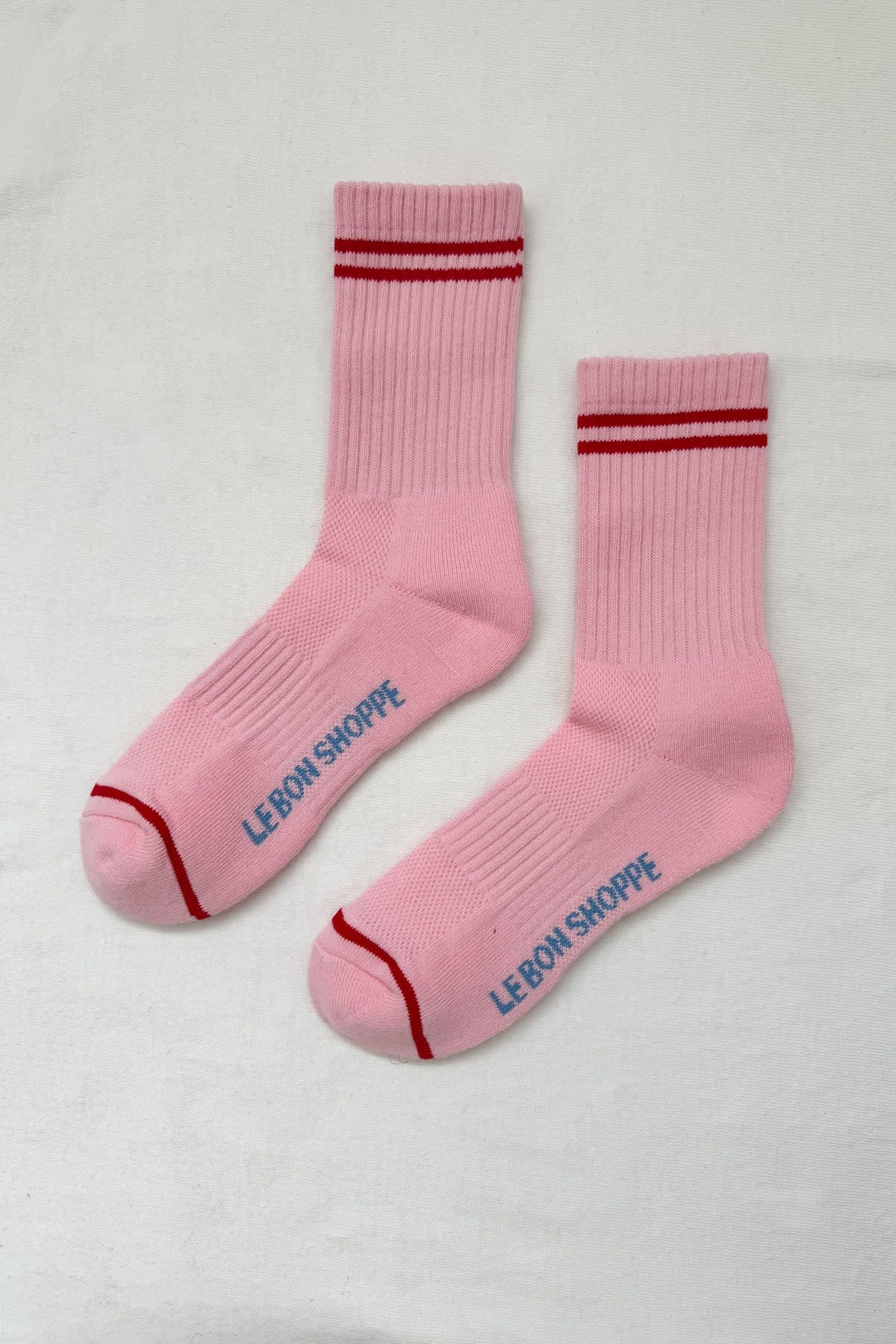 Le Bon Shoppe Boyfriend Socks Amour Pink OS