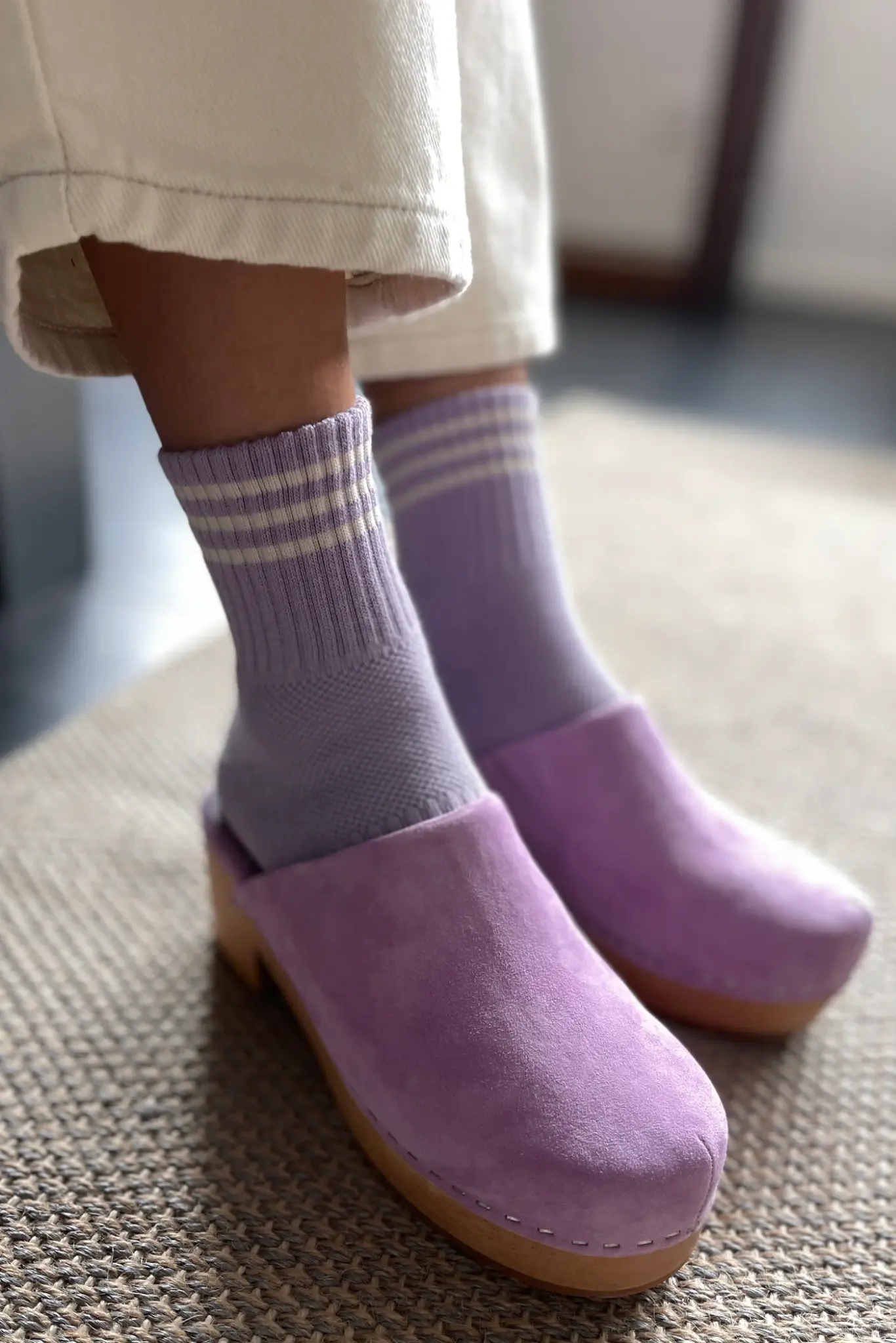 Le Bon Shoppe Girlfriend Socks Iris OS