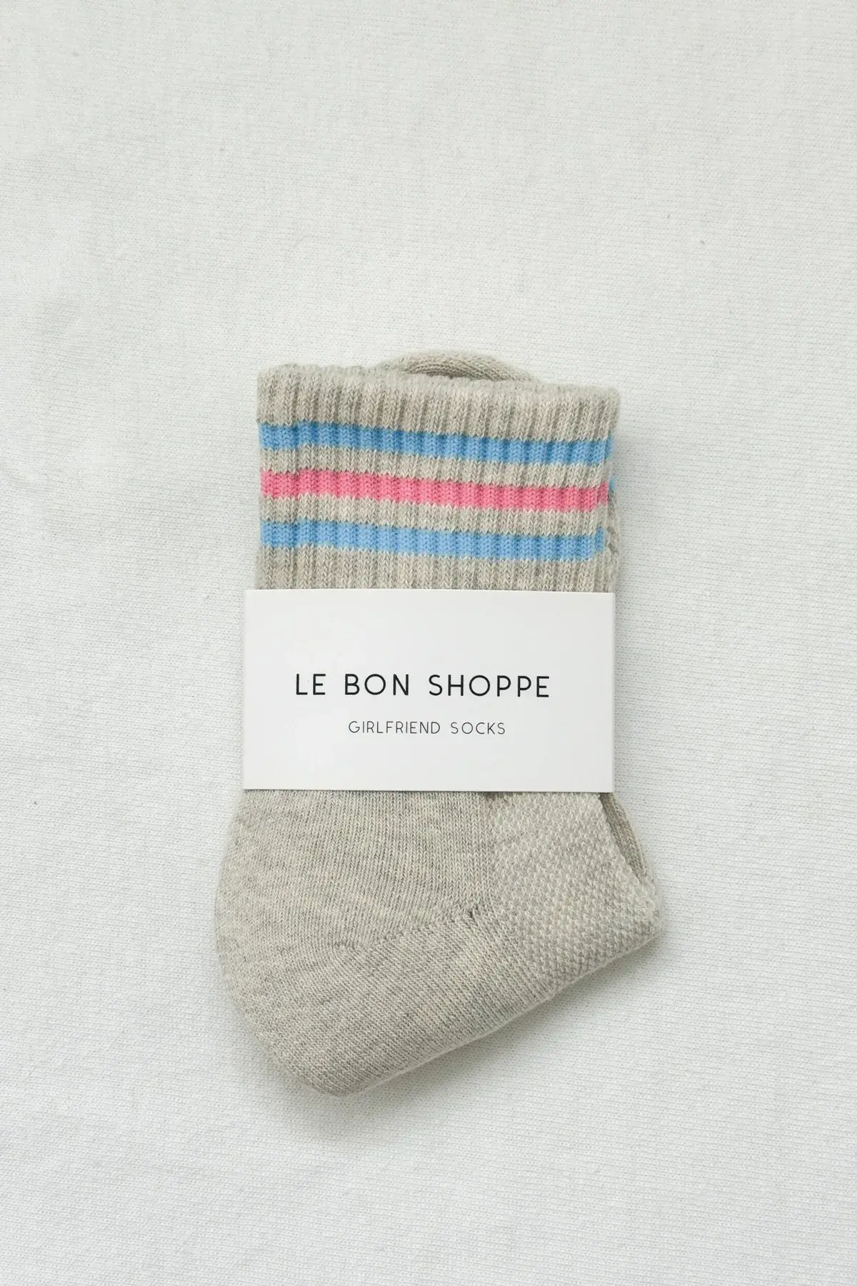 Le Bon Shoppe Girlfriend Socks Bright Grey OS