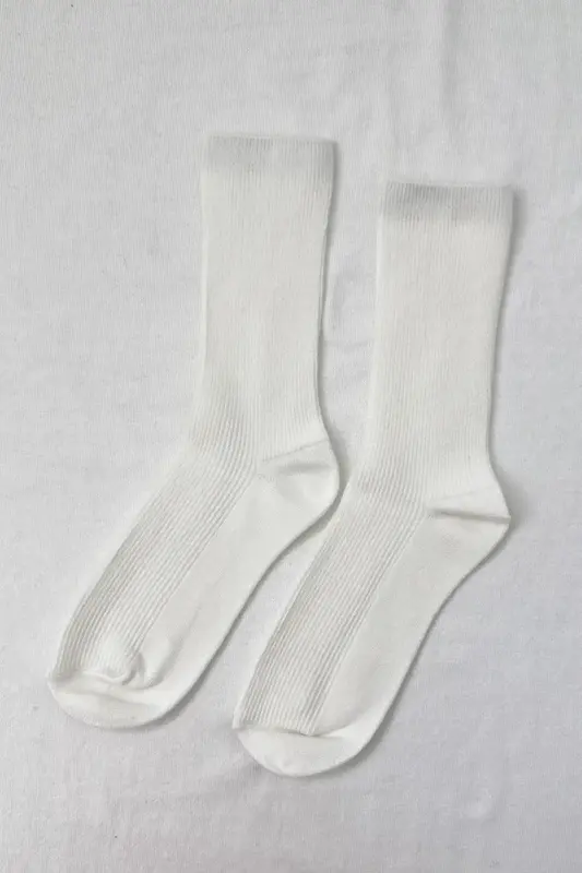 Le Bon Shoppe Pants Socks Classic White