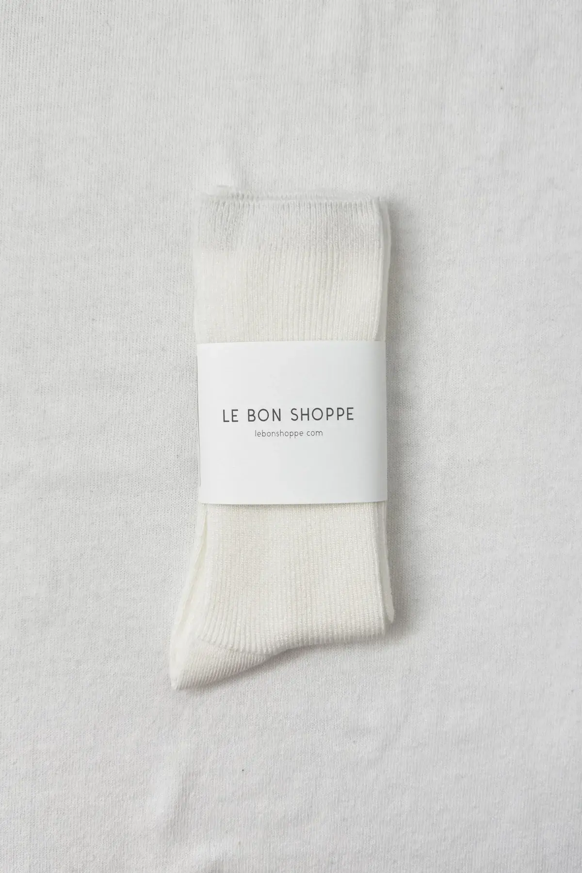 Le Bon Shoppe Pants Socks Classic White
