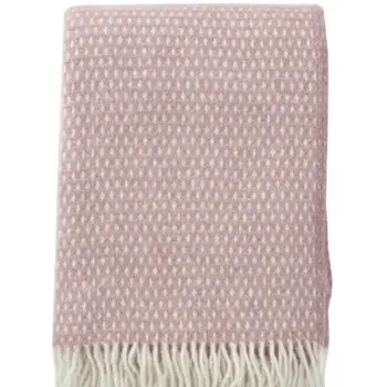 Klippan Plaid Knut Pink 100% Lambswool