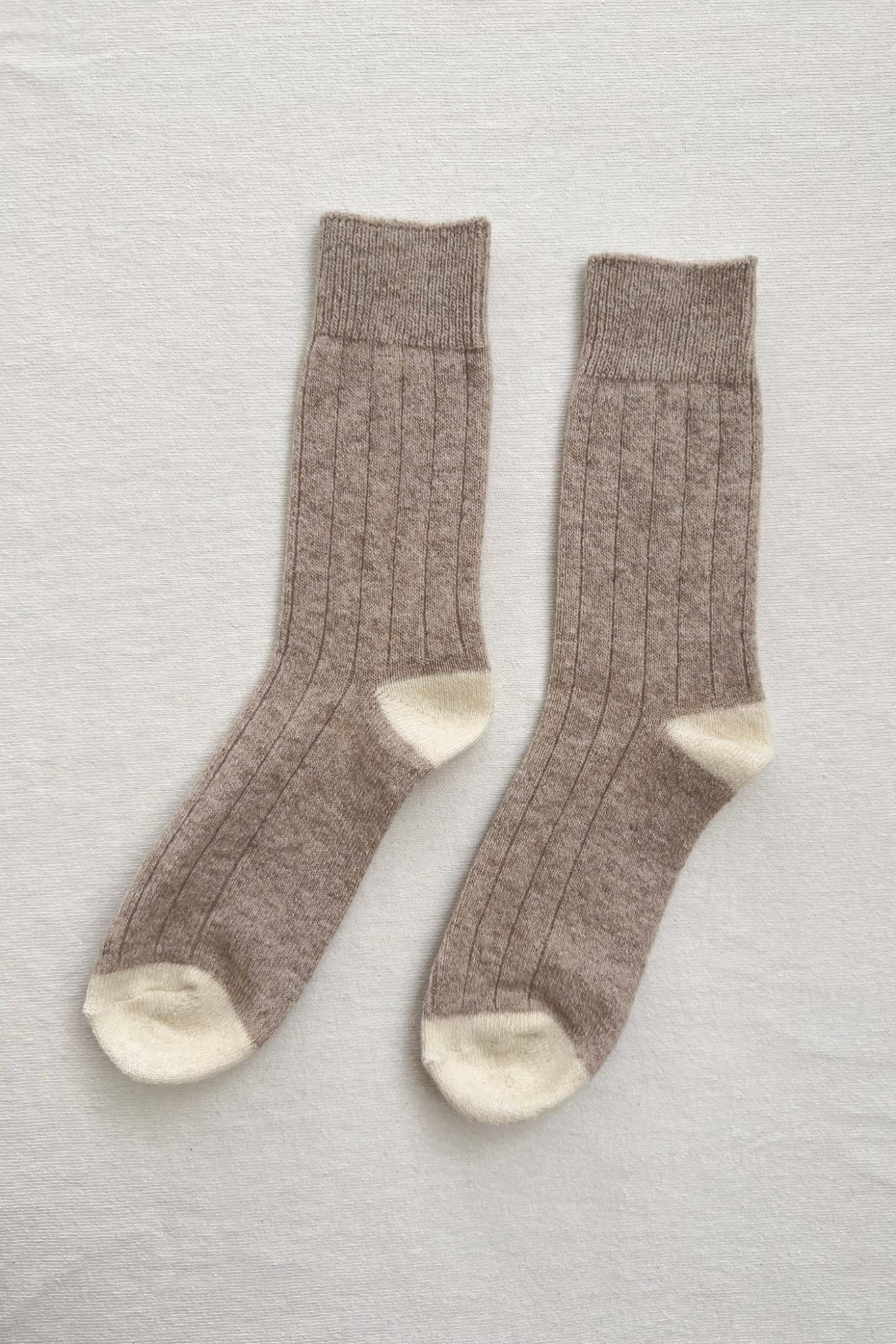 Le Bon Shoppe Classic Cashmere Socks Fawn