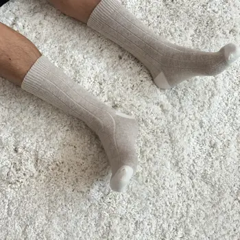Le Bon Shoppe Extended Classic Cashmere Socks Fawn