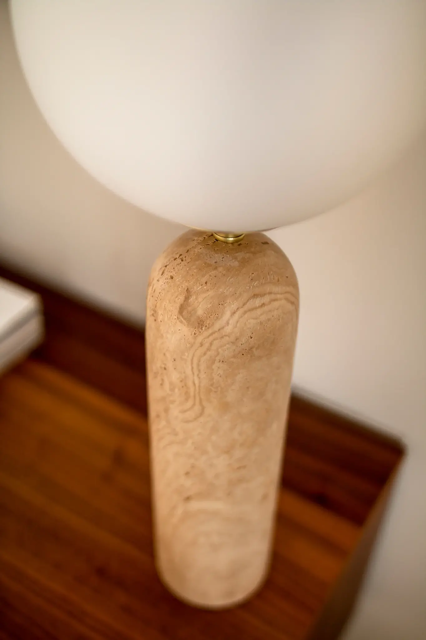 Globen Lighting Table Lamp Torrano Travertine