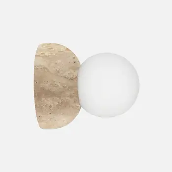 Globen Lighting Wall/Ceiling Lamp Torrano Travertine