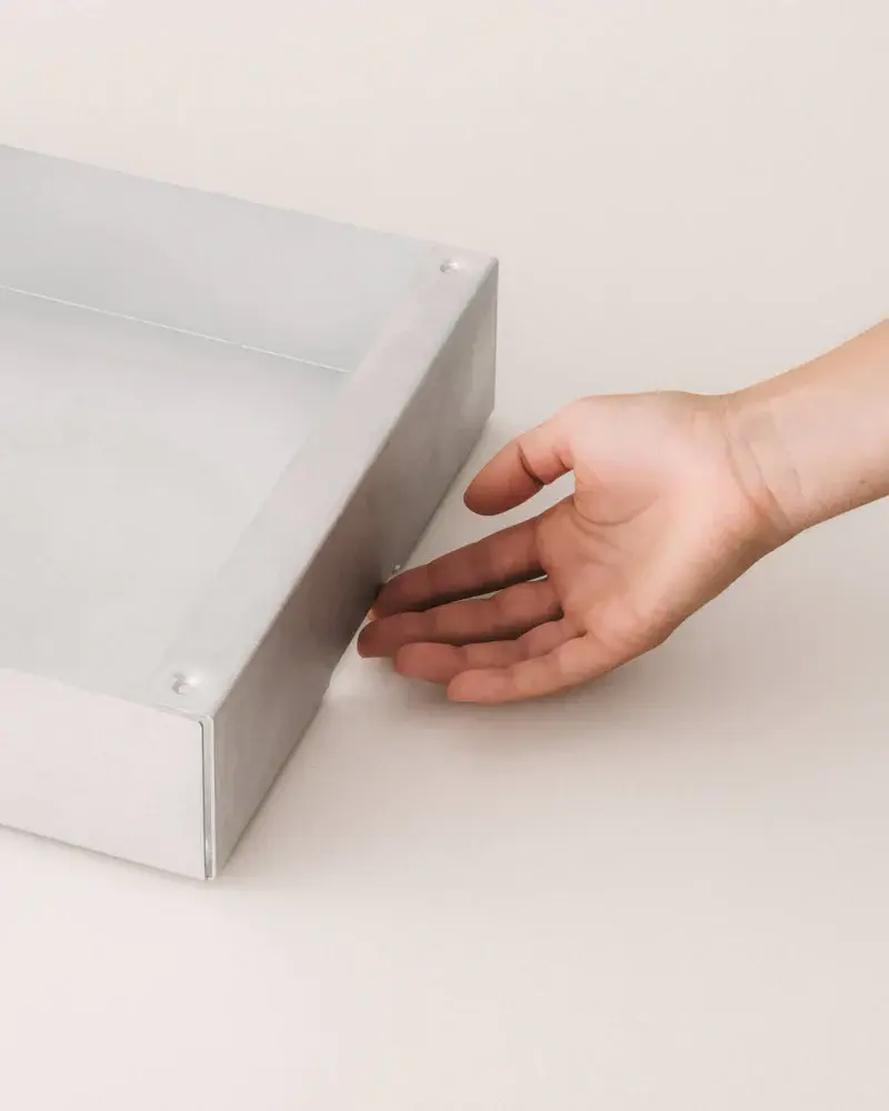 KGT Storage Box Brushed Aluminium