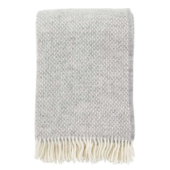 Klippan Plaid Preppy Grey 100% Lambswool