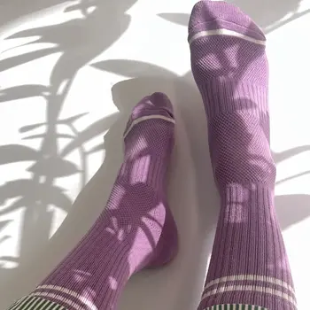 Le Bon Shoppe Boyfriend Socks Grape OS